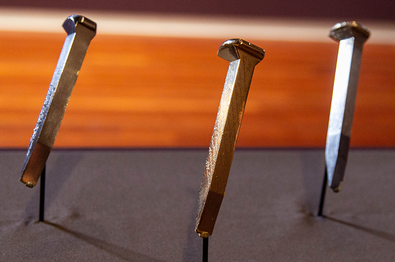 Golden (The Last Spike), Nevada Silver, and Arizona spikes Golden (The Last Spike), Nevada Silver, and Arizona spikes