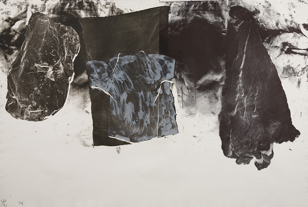 Robert Rauschenberg (1925-2008), Treaty, 1974, lithograph, 22 ½ in. x 38 ¼ in., Purchased with funds from the National Endowment for the Arts, UMFA1974.064A