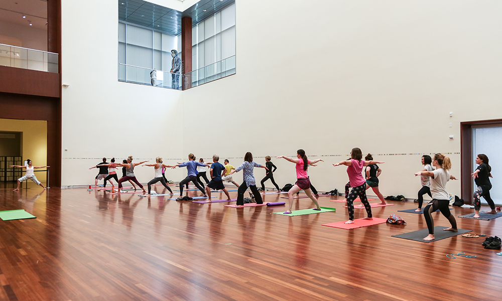 Yoga in the Great Hall