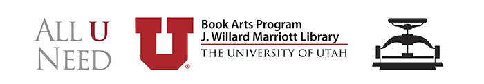 University of Utah Book Arts program 