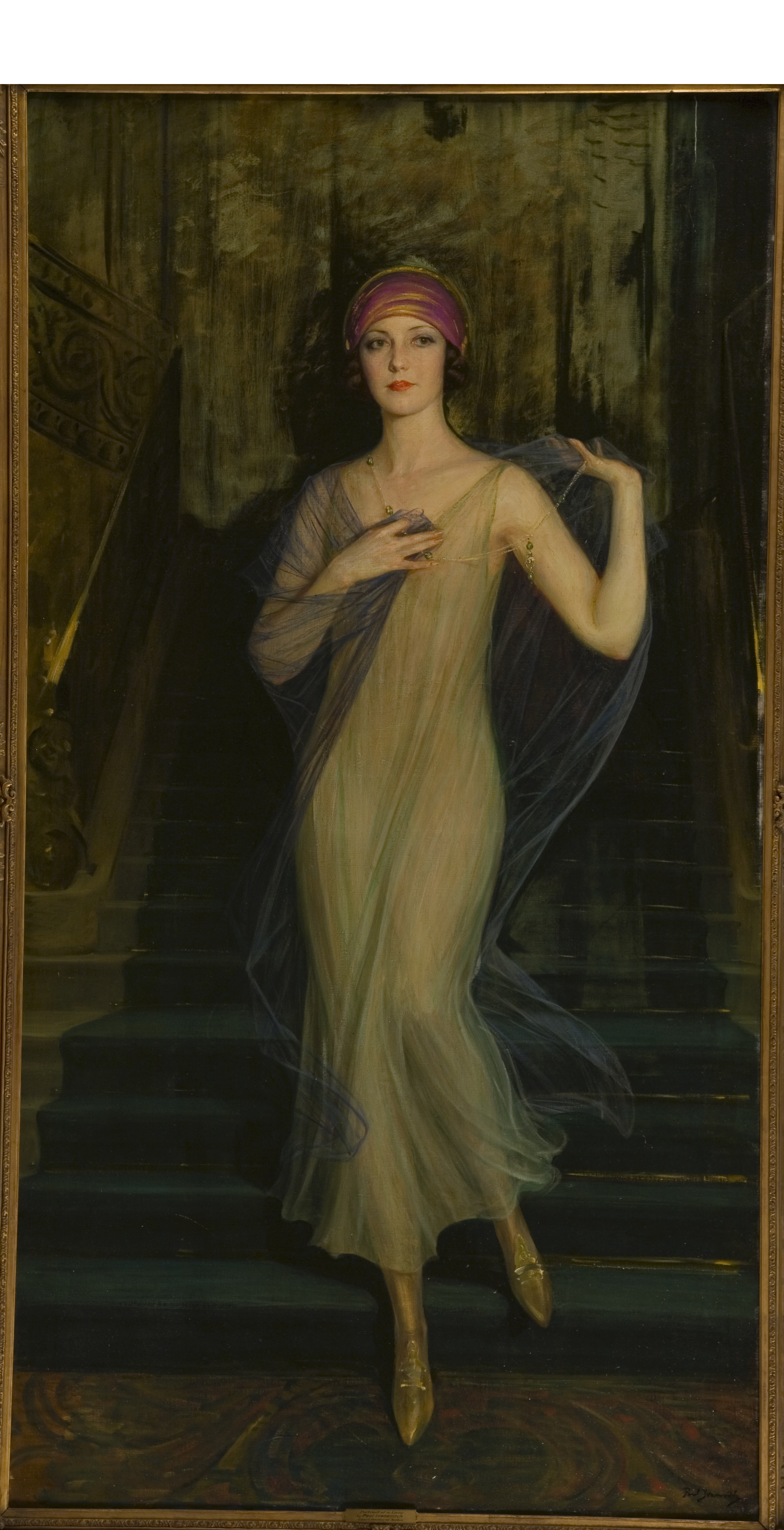 Paul Joanowitch, “Natacha Rambova,” 1925, oil. Gift of Mrs. Richard A. Hudnut