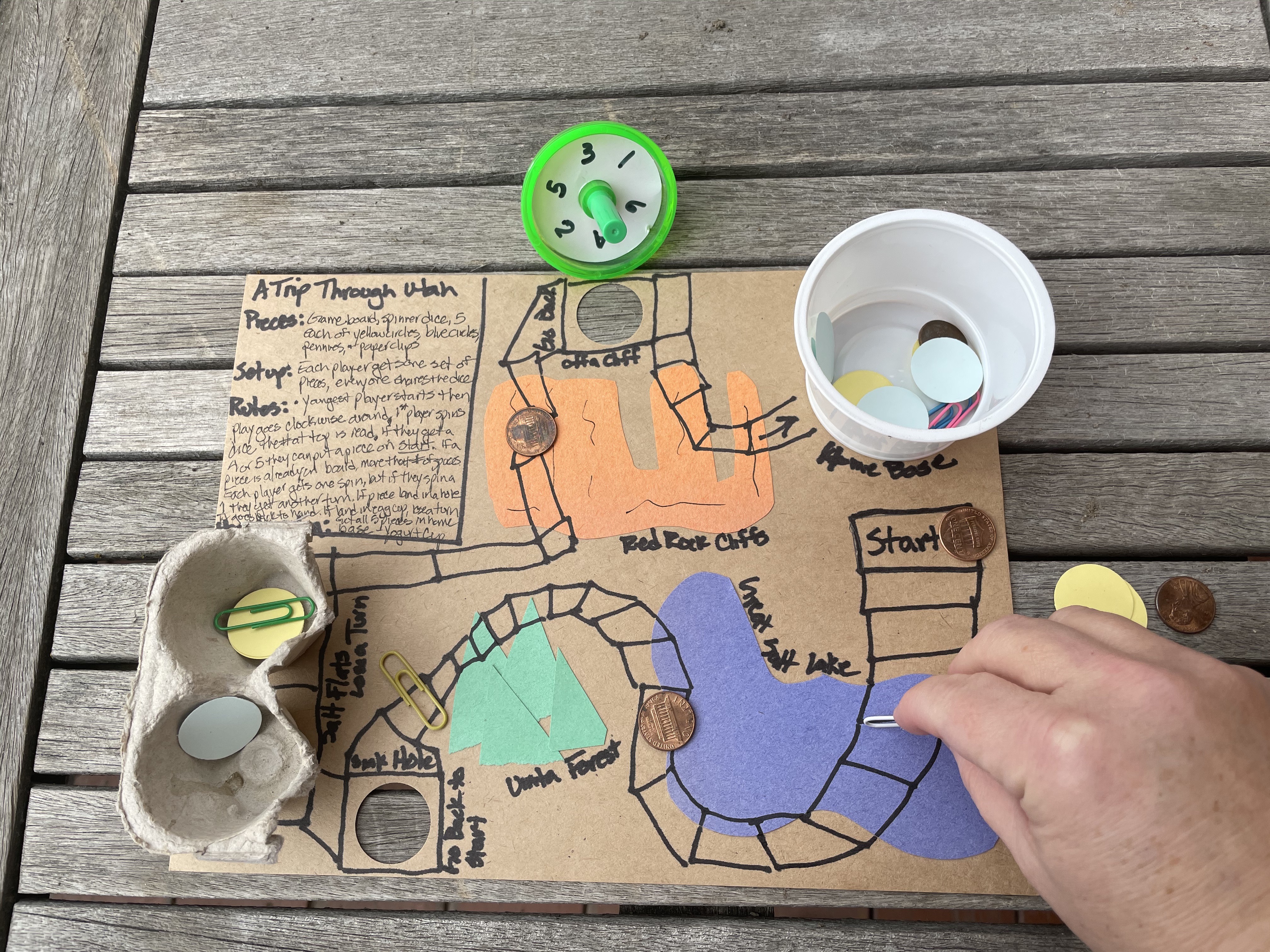a finished homemade game
