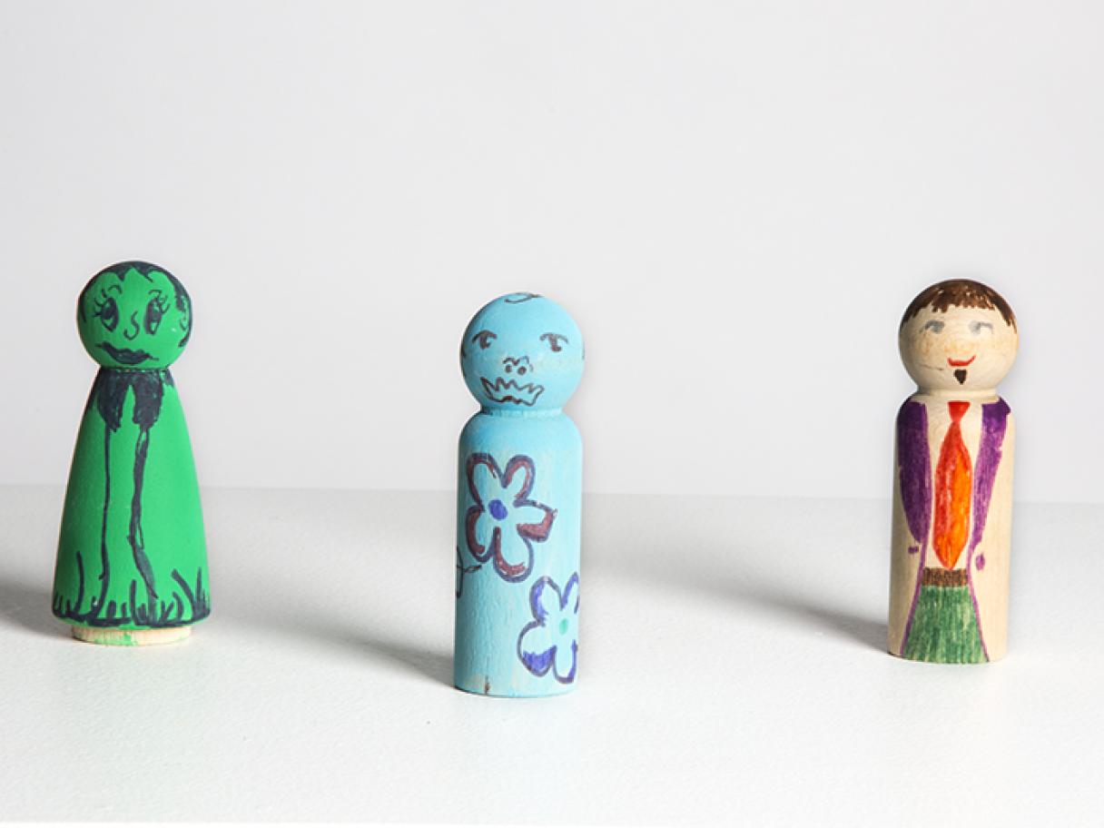 Third Saturday Peg Doll Portraits