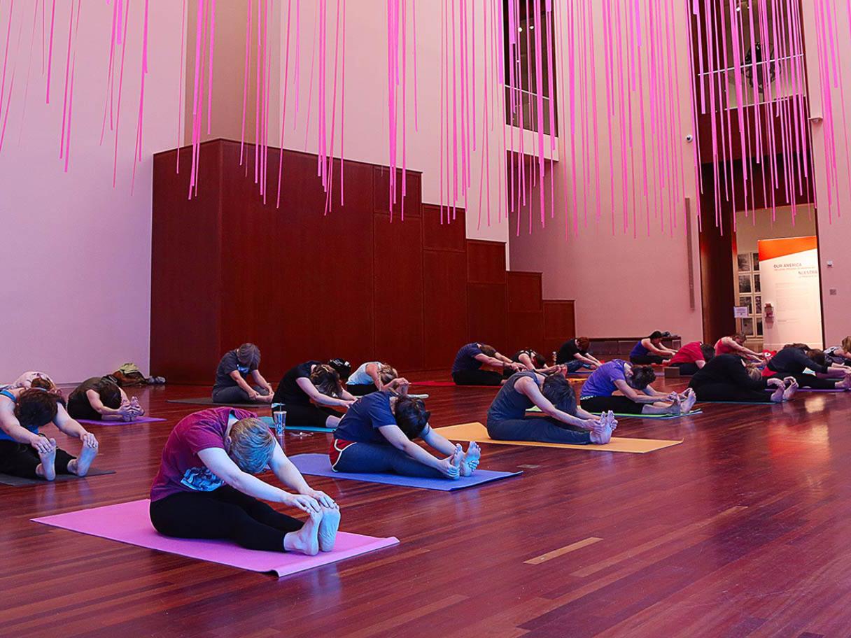 Yoga in the Great Hall