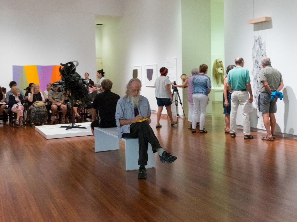 UMFA guests in the Modern and Contemporary Gallery