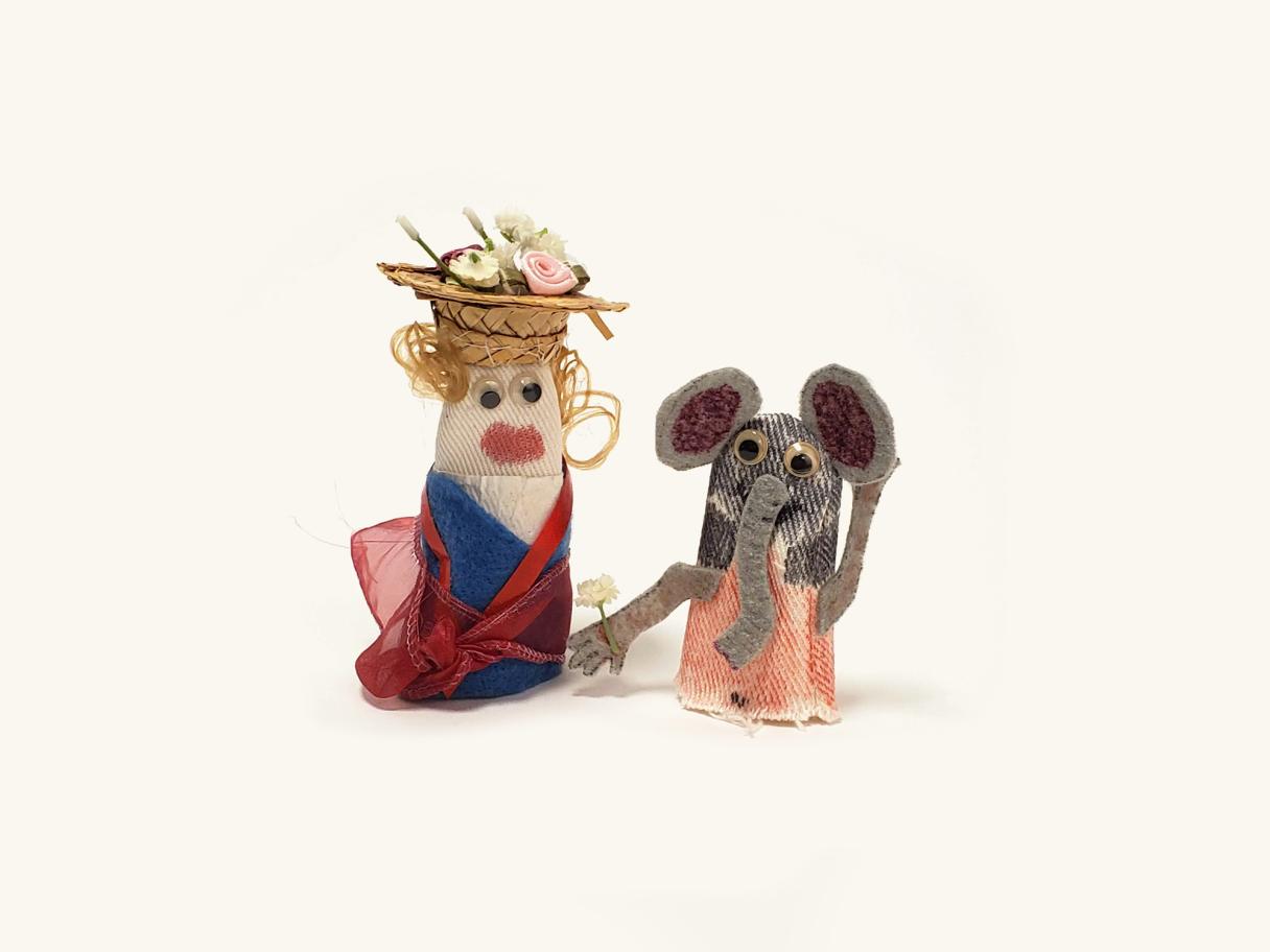 Finger puppets for Third Saturday September 2019