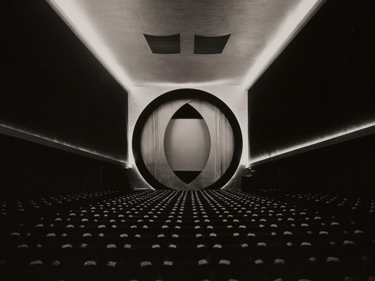 Ruth Bernhard, Eighth Street Movie Theater, gelatin silver print,  1946