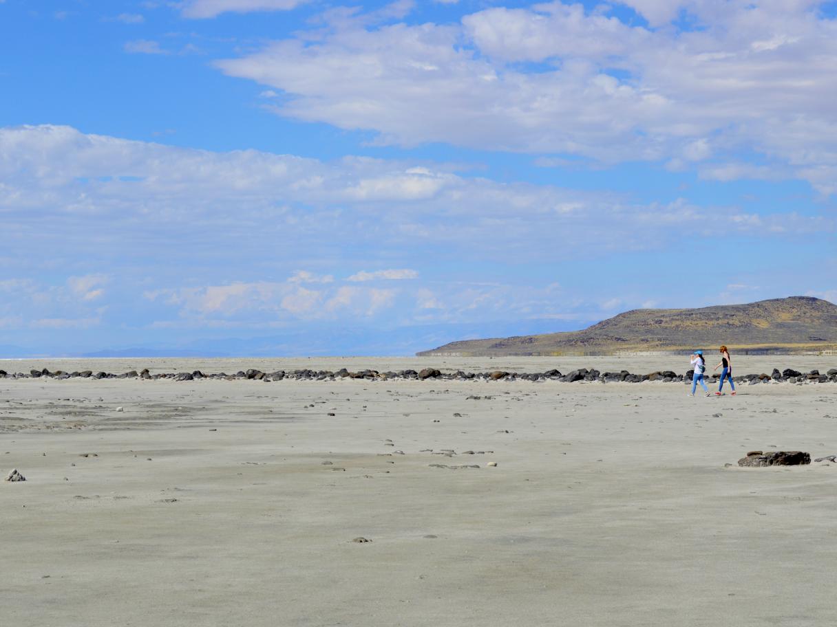 Adelaide Ryder, At Spiral Jetty, 2018