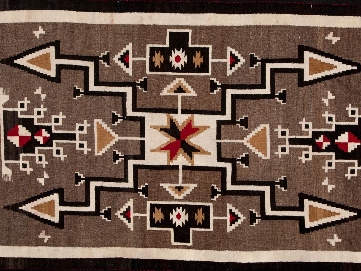 Navajo Storm Pattern rug, c. 1950s