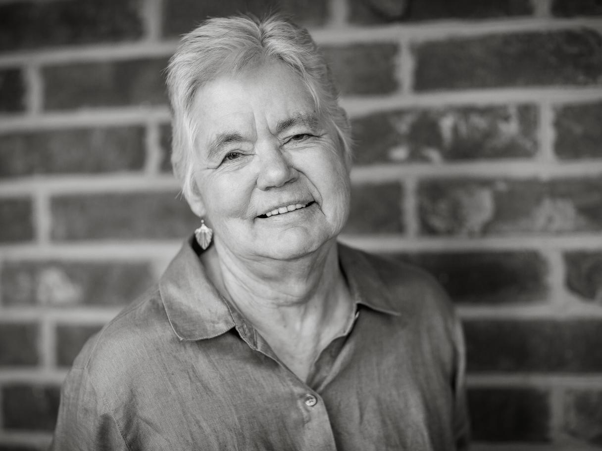 Black and white headshot of Ronda Nielson