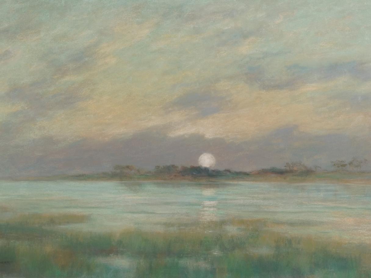 John Henry Twachtman (American), Early Evening, late 19th century