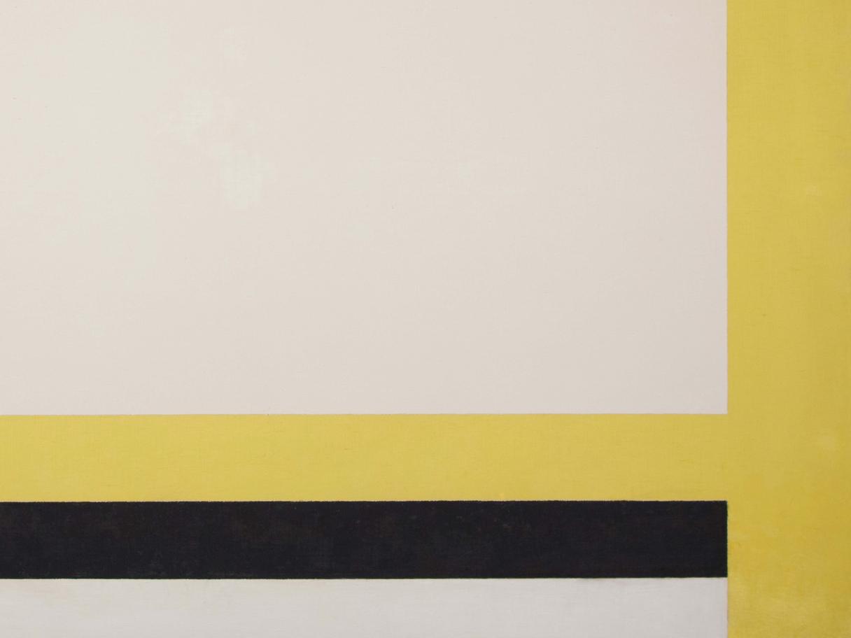A hard-edge Minimalist painting.