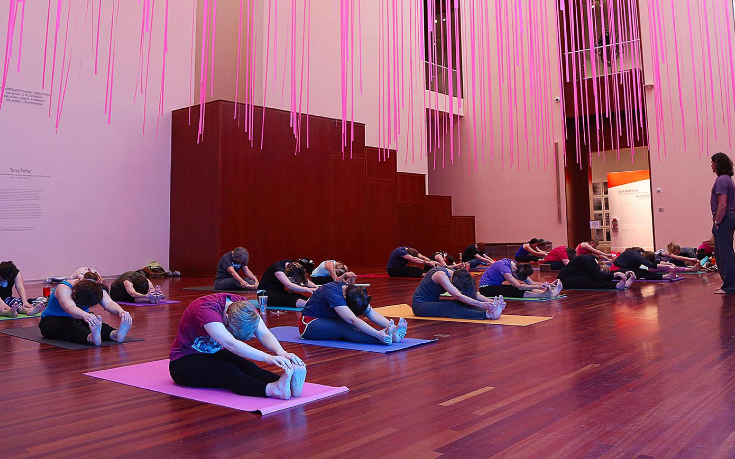 Yoga in the Great Hall