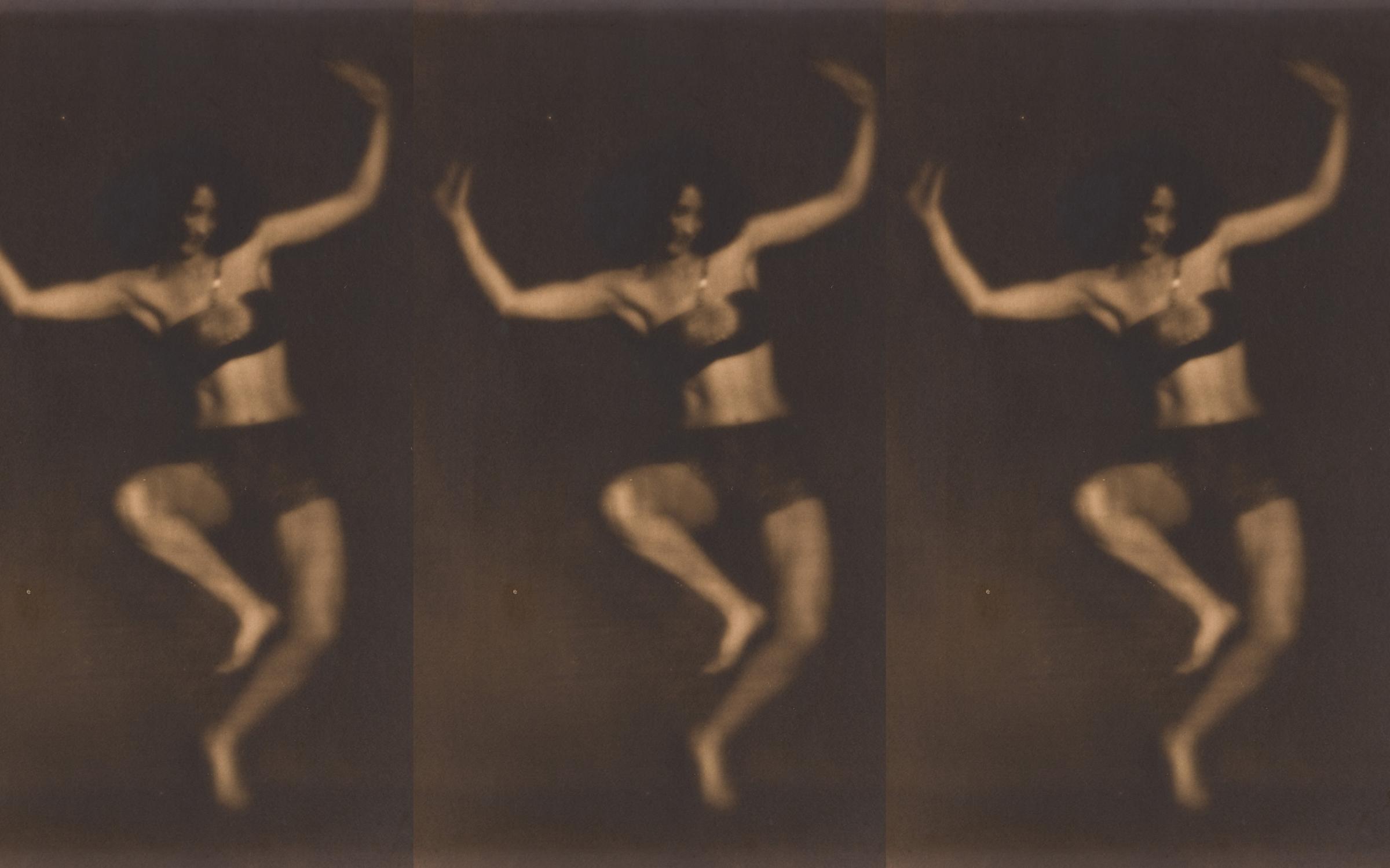 Ben Magid Rabinovitch, (American, 1884-1964), Dance Grotesque, 1922, gelatin silver print, 13 13/16 x 10 7/8 in., gift of the Dr. James E. and Debra Pearl Photograph Collection, UMFA2001.22.60