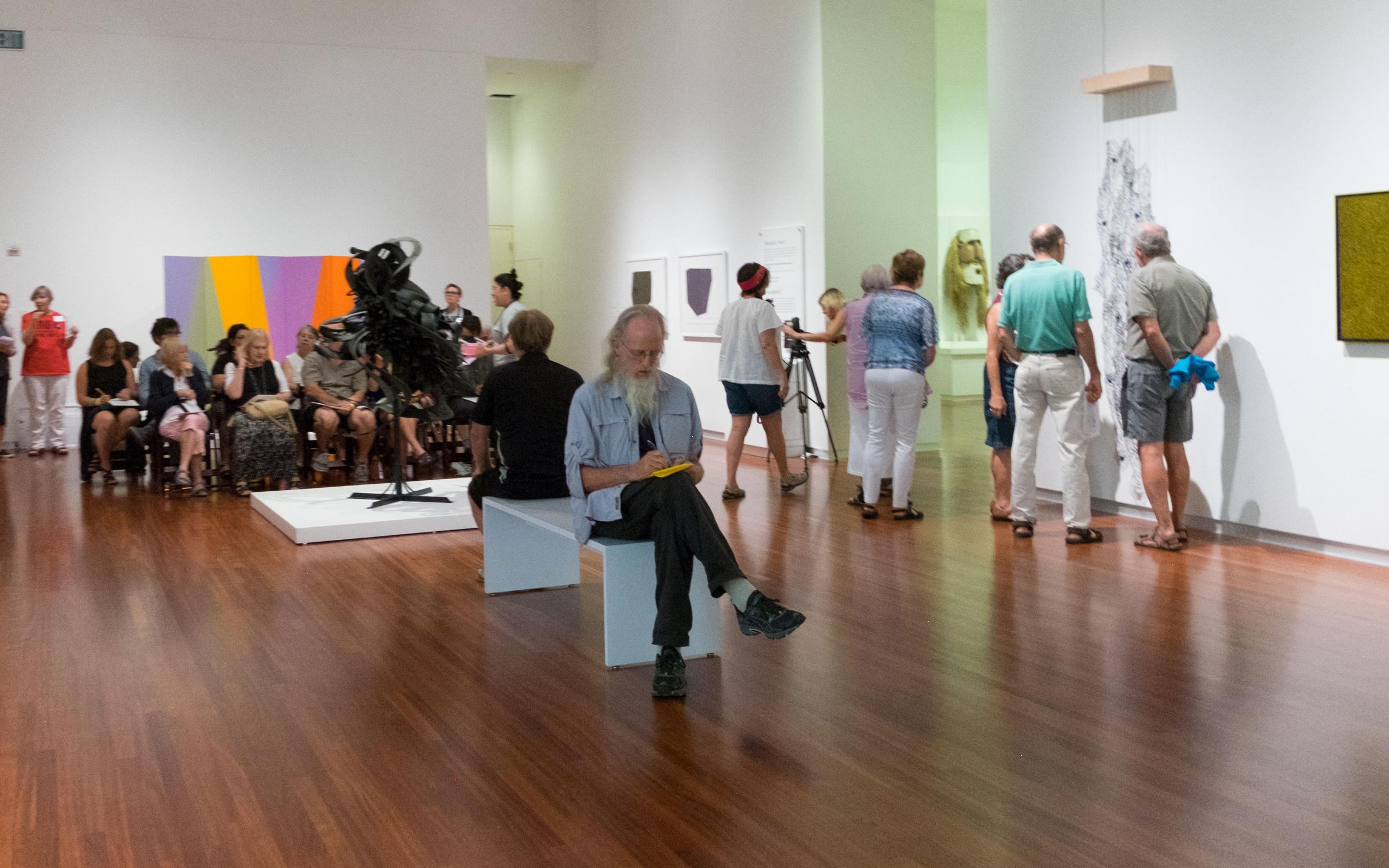 UMFA guests in the Modern and Contemporary Gallery