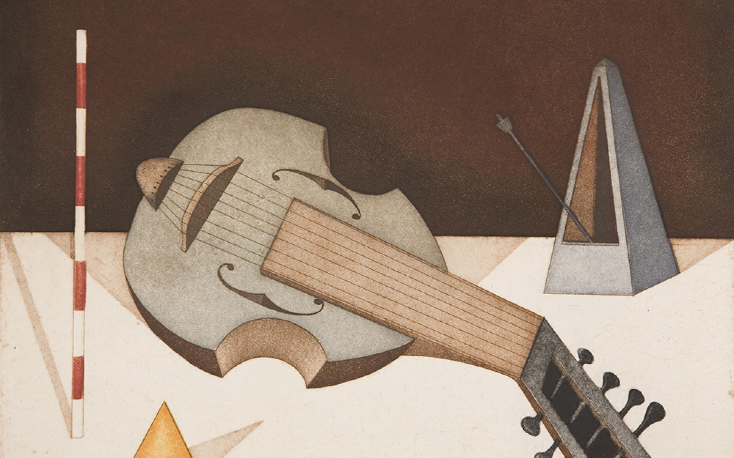 Thomas O'Donohue, (American, 1887-1952), Cradle Song, mezzotint, paper, 14 5/8 x 17 3/4 x 29 3/4 in., UMFA1992.028.021 Thomas O'Donohue, (American, 1887-1952), Cradle Song, 1943, mezzotint, paper, 14 5/8 x 17 3/4 x 29 3/4 in., UMFA1992.028.021