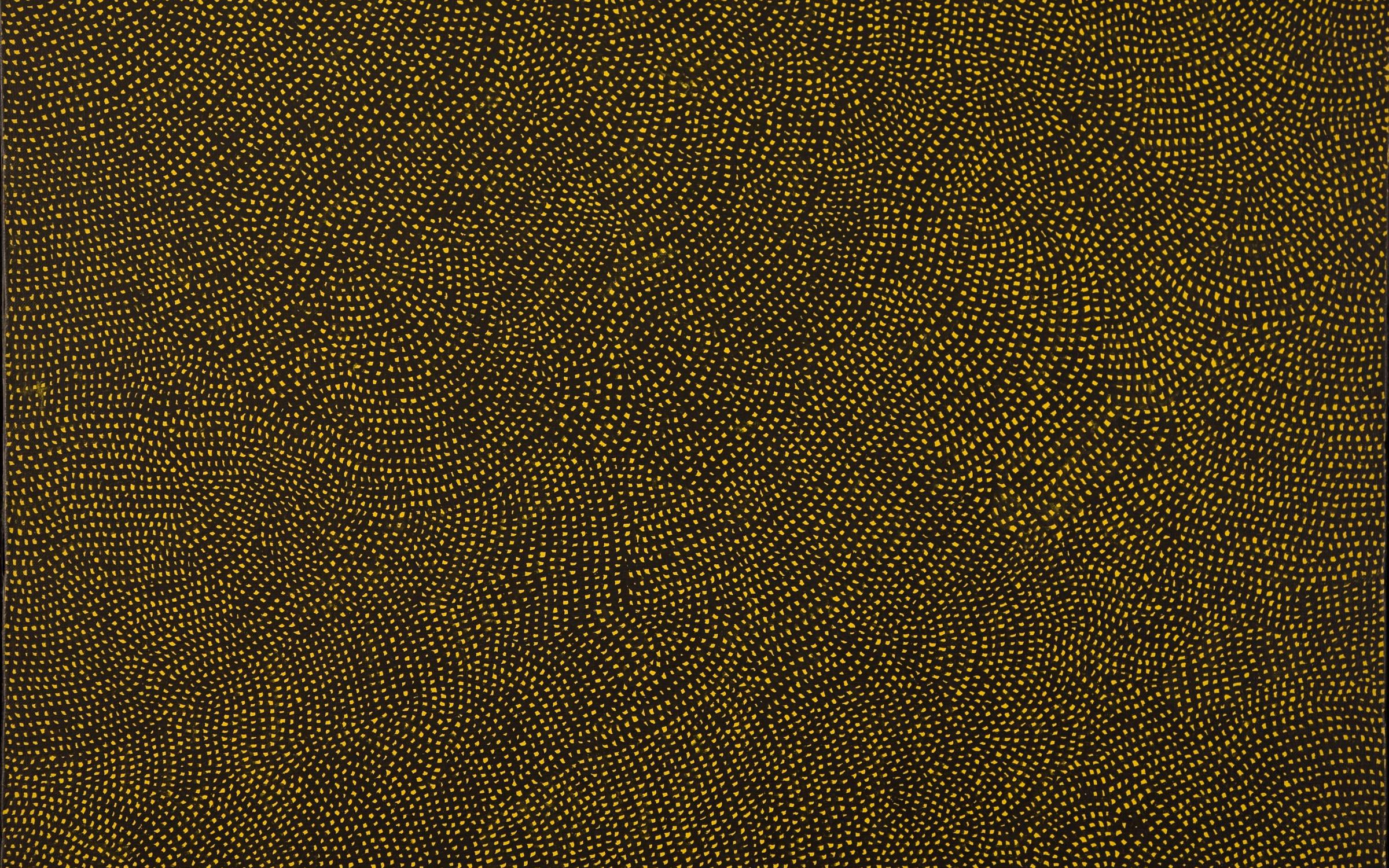 Yayoi Kusama (Japanese, b. 1929) Infinity Nets, 1959, acrylic on canvas, 28 5/8 x 35 ¾ inches, purchased with funds from The Phyllis Cannon Wattis Endowment Fund, UMFA2011.2.2 Yayoi Kusama (Japanese, b. 1929) Infinity Nets, 1959, acrylic on canvas, 28 5/8 x 35 ¾ inches, purchased with funds from The Phyllis Cannon Wattis Endowment Fund, UMFA2011.2.2