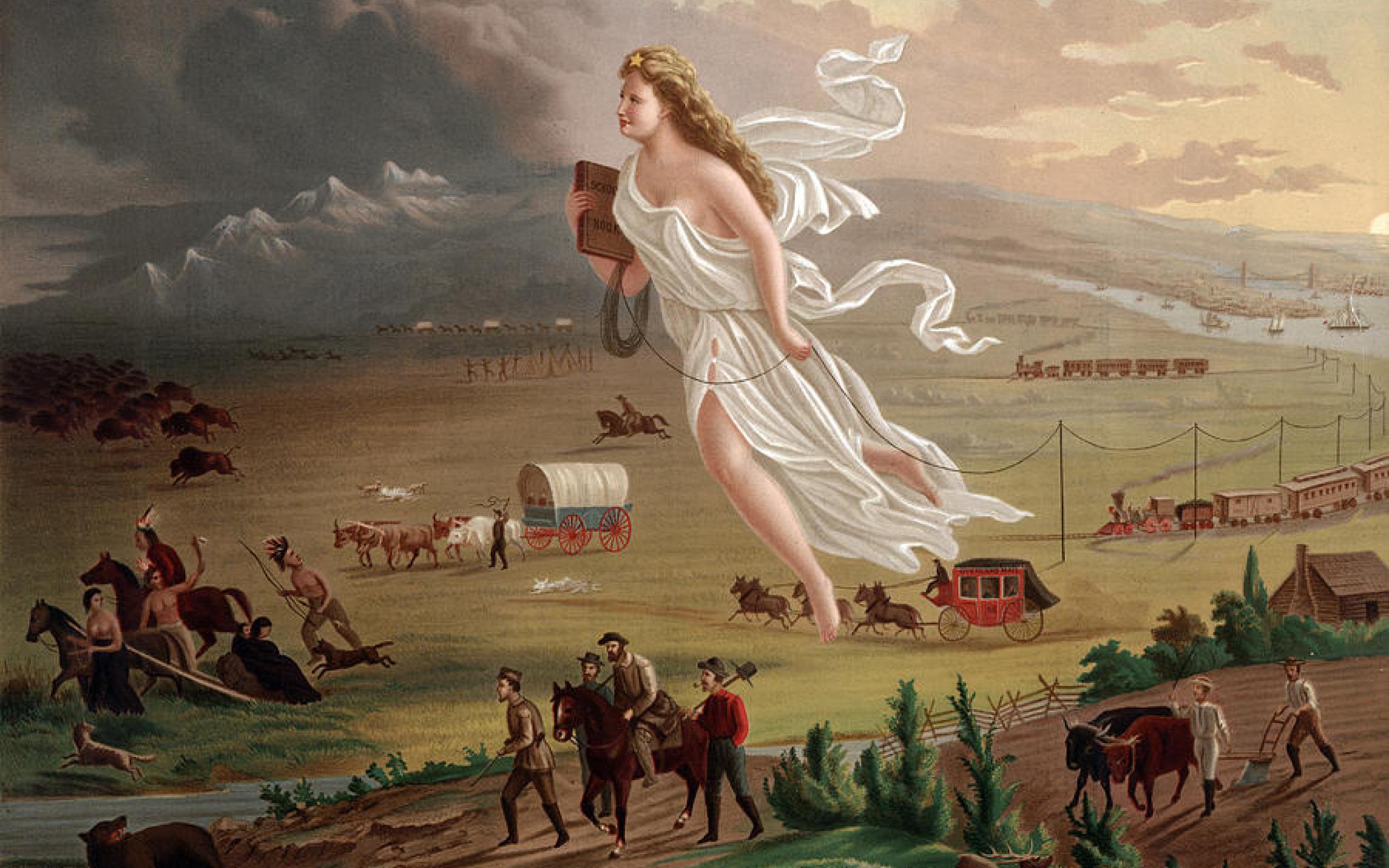 John Gast, Manifest Destiny, 1872