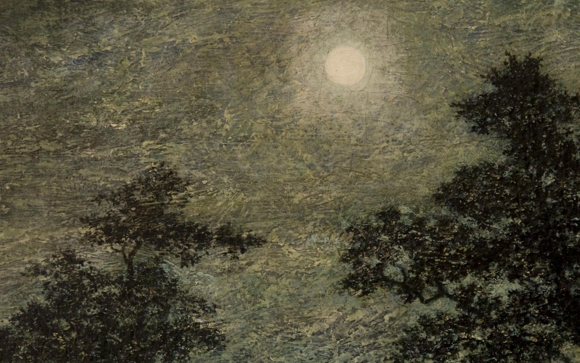 Silvery Night by Ralph Albert Blakelock Silvery Night by Ralph Albert Blakelock