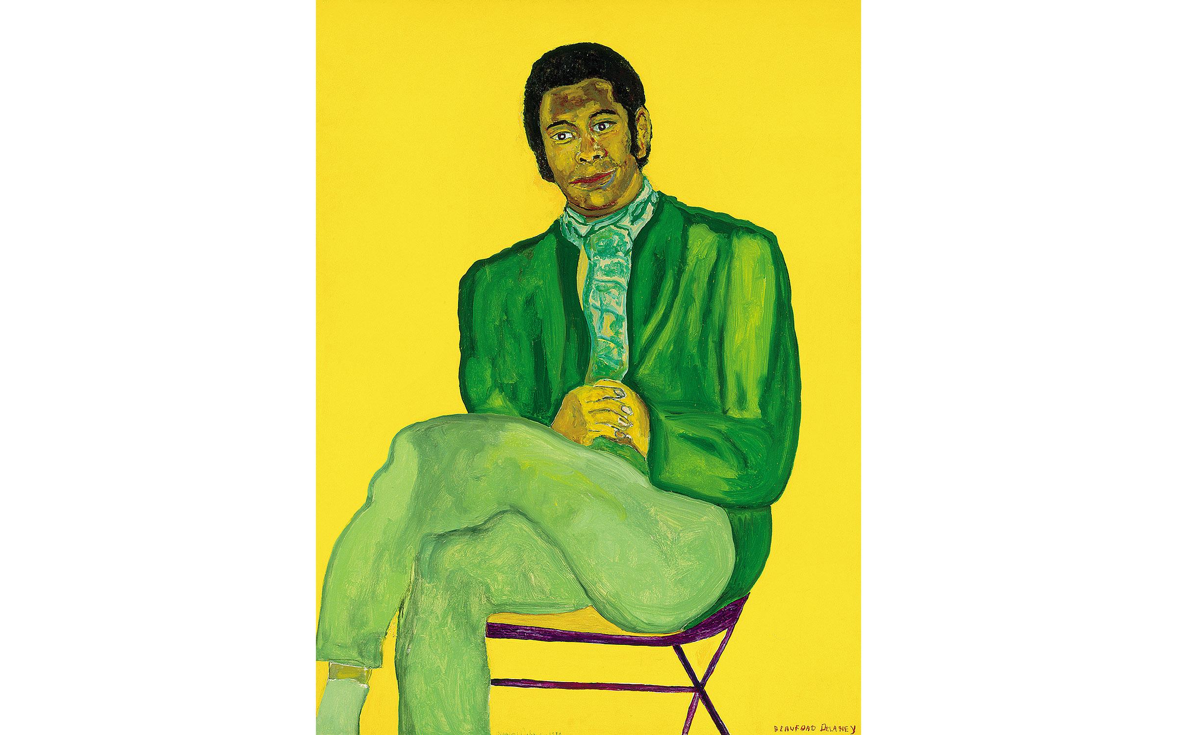 Beauford Delaney, Portrait of a Young Musician, 1970