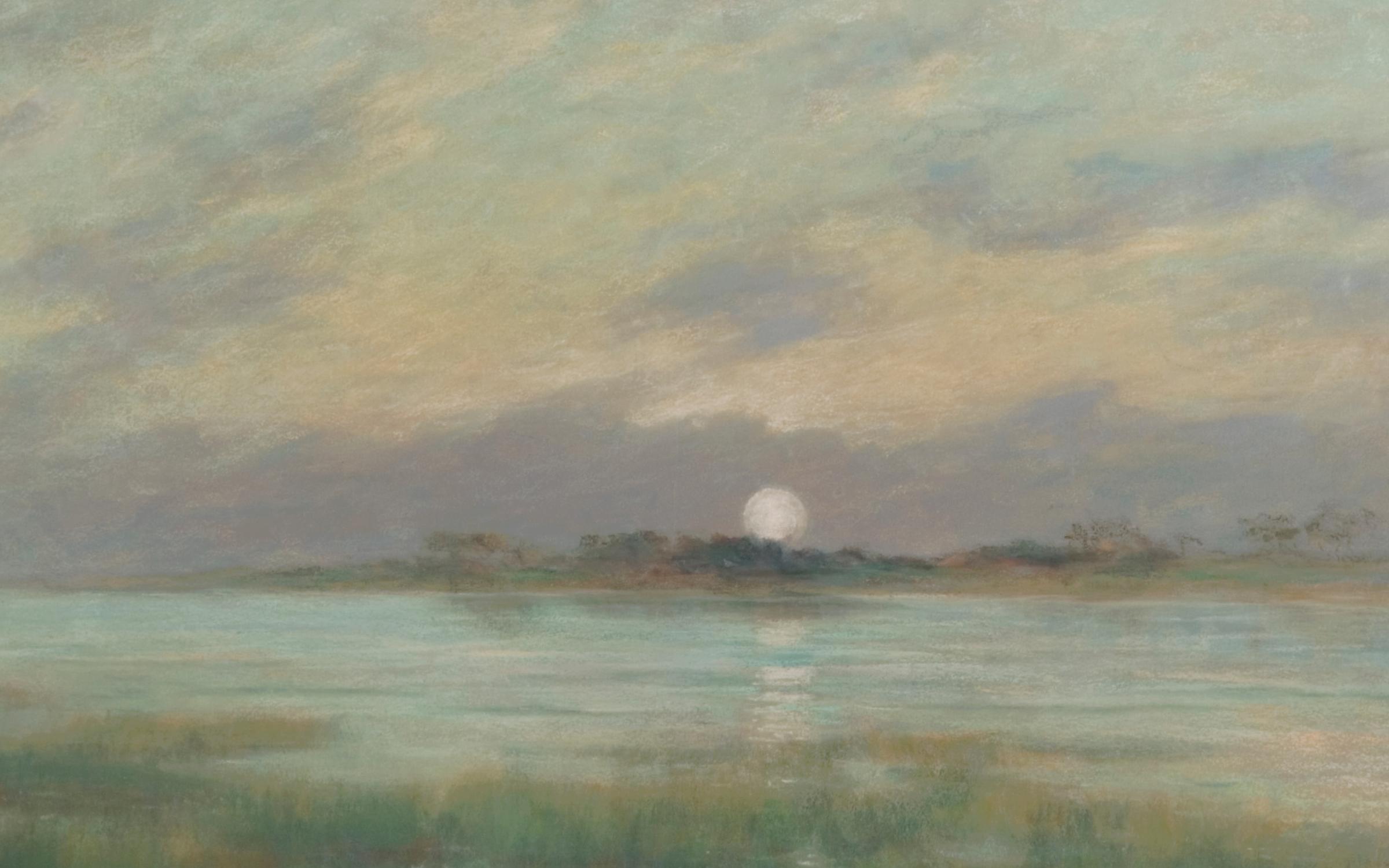 John Henry Twachtman (American), Early Evening, late 19th century John Henry Twachtman (American), Early Evening, late 19th century
