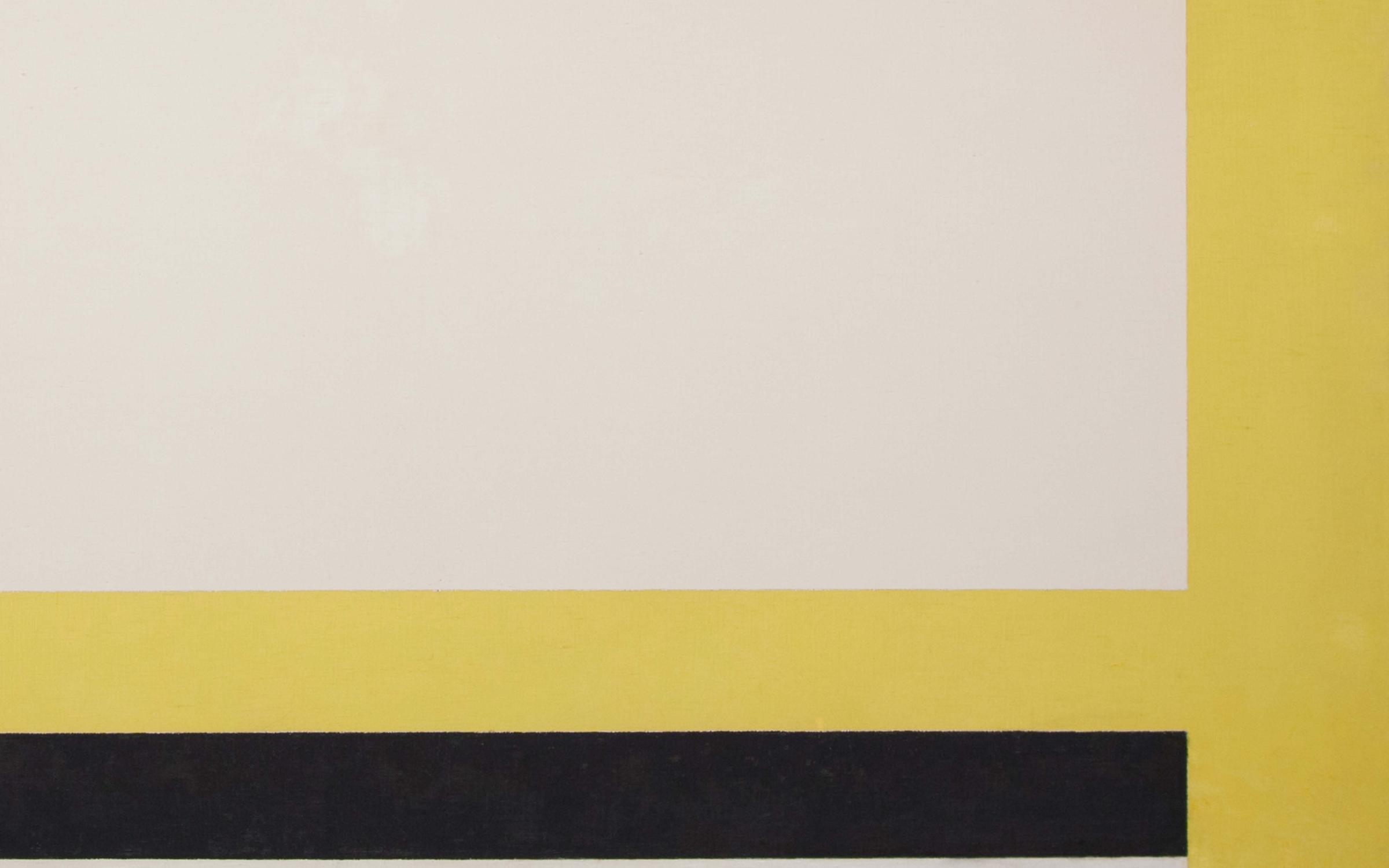 Hard-Edge painting A hard-edge Minimalist painting.