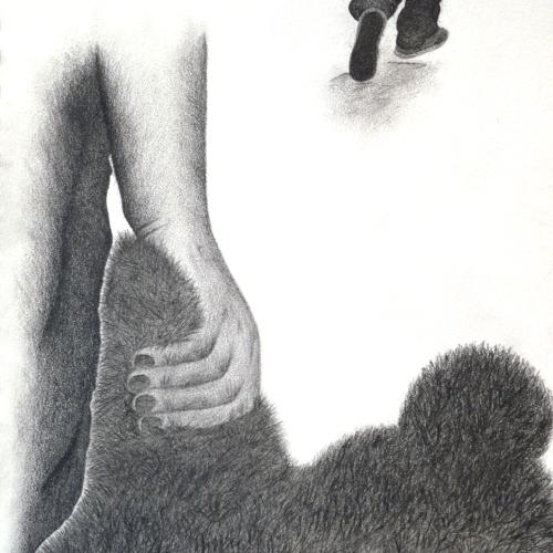 Yaneli Mora, (Mexican b. 2001), Untitled, 2018, pencil on paper.