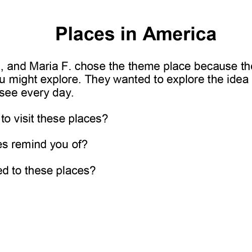 Places in America