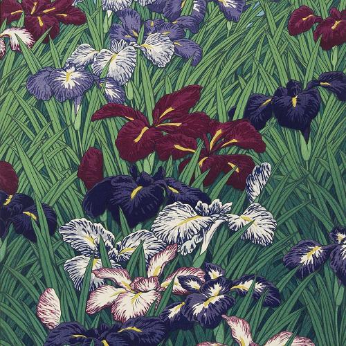 Kawase Hasui Japanese, 1883–1957 Irises, July 1929 Woodblock print; ink and color on paper Published by Kawaguchi Jirō Gift of Ellen and Fred Wells  2002.161.134