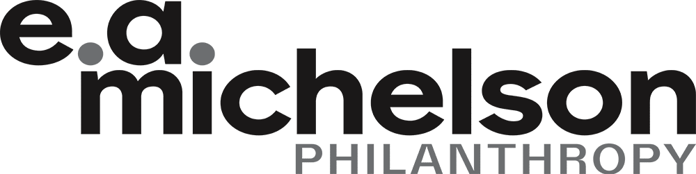 Logo for e.a. michelson philanthropy.